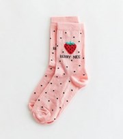 New Look Pink Berry Nice Socks